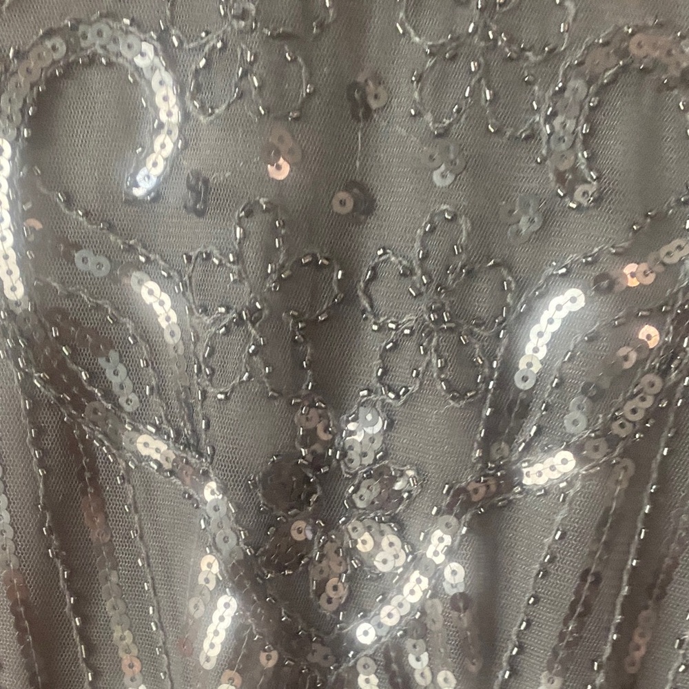 YESSA 1920s Flapper Fringe Short-Sleeve Sequin Dress - Picture 7 of 14